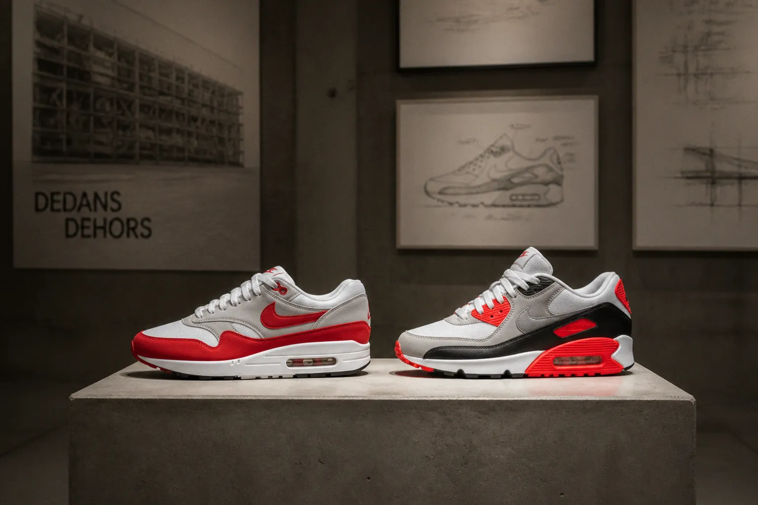 Air Max 1 ou 90 : le duel des icônes de Tinker Hatfield