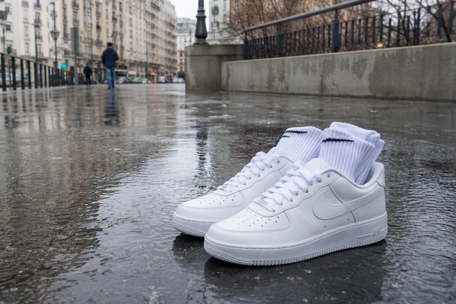 Chaussettes et Nike Air Force 1 : les étapes pour un look réussi