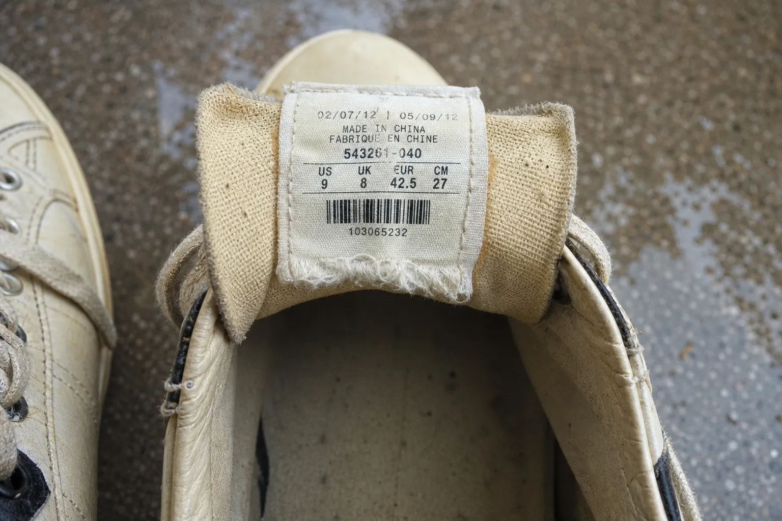 Étiquette Nike : les étapes pour identifier l'année