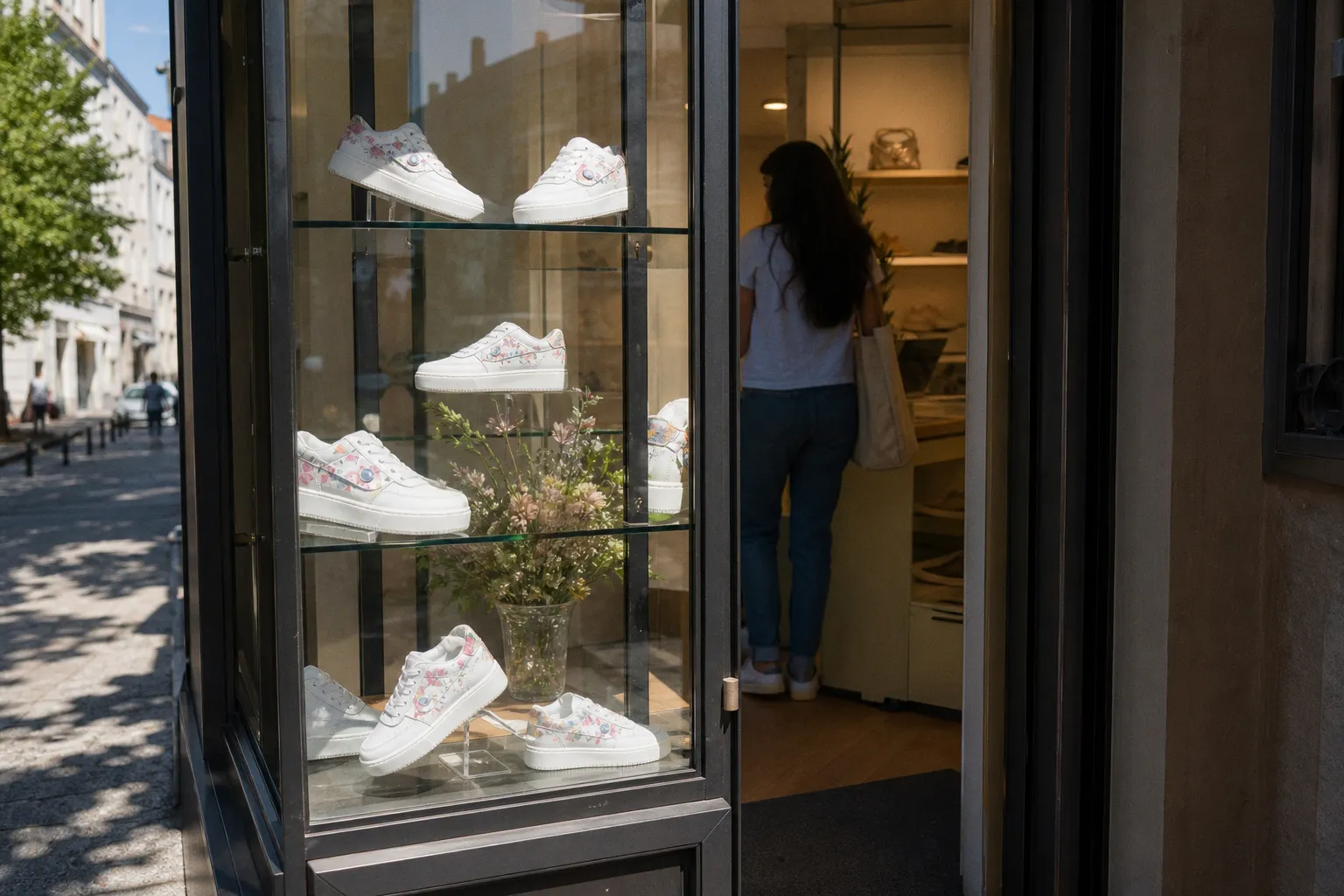 Nike Air Force 1 fleuries : le nouveau modèle à prix réduit qui crée l'événement