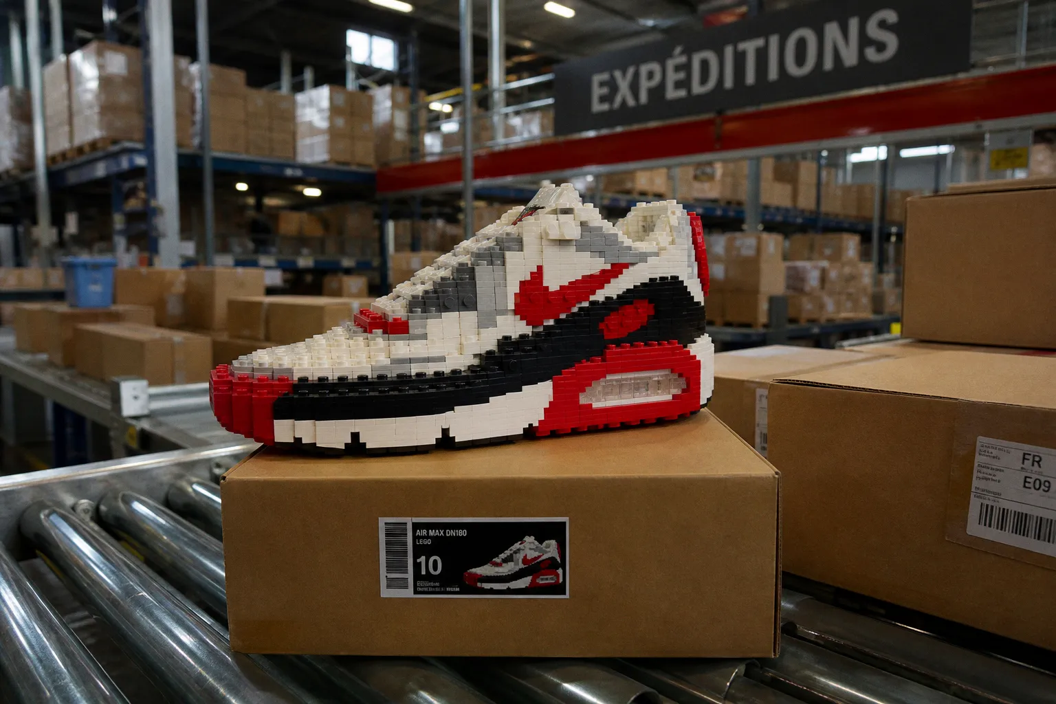 Nike LEGO Air Max : le succès fulgurant du lancement bouscule la logistique