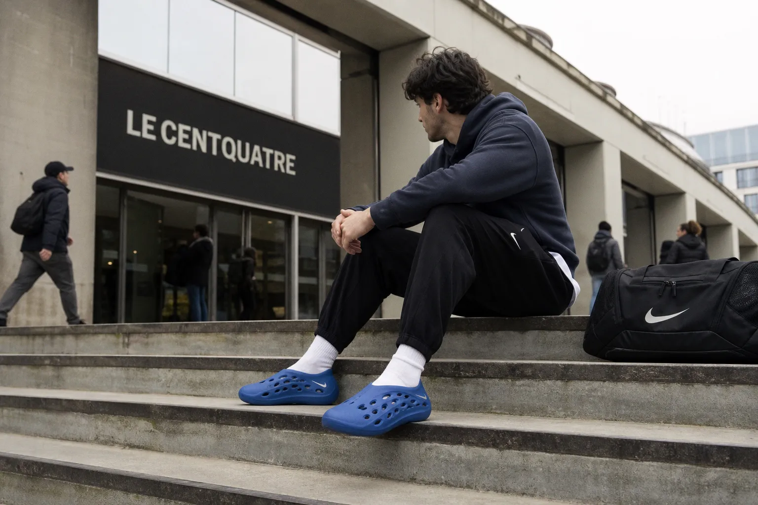 Nike Mind 002 Slip-On : le coloris Work Blue enrichit la gamme récupération